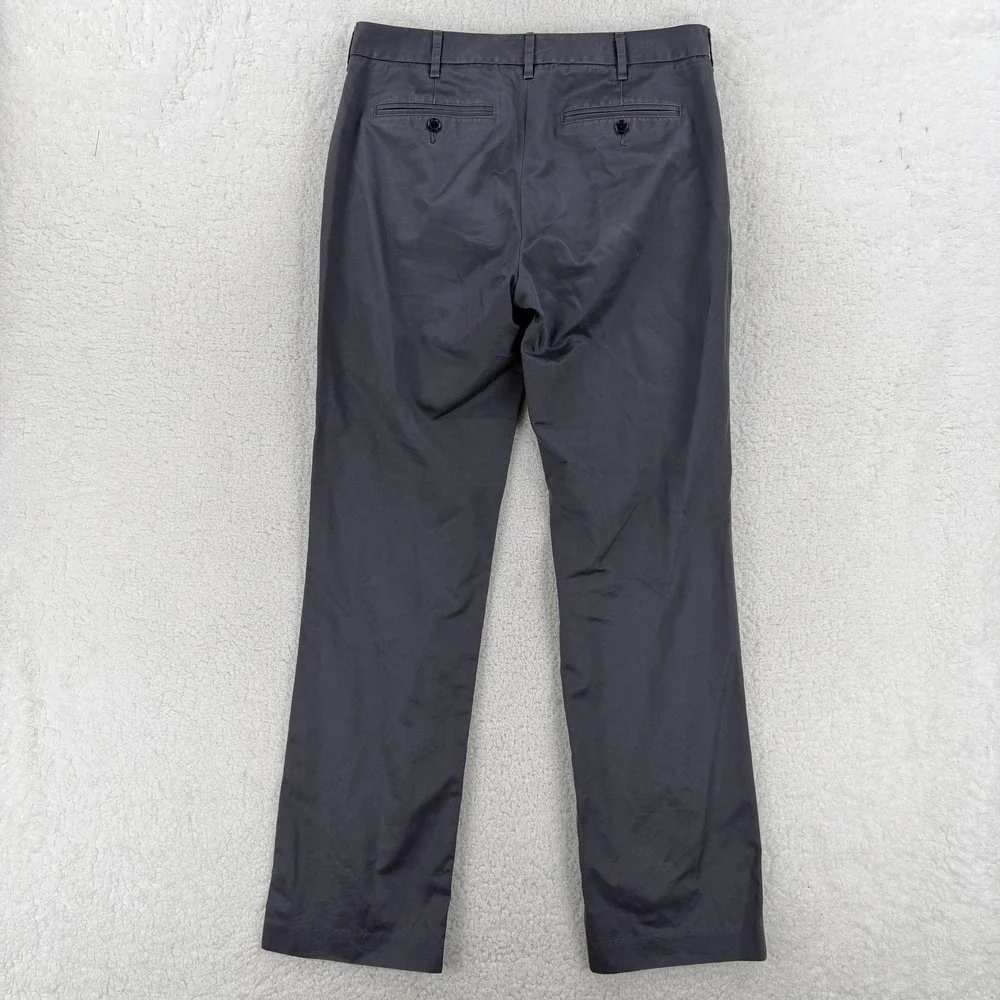 Bonobos Friday Pants Mens 32x32‎ Gray Straight Fit Chino Cotton Casual Office